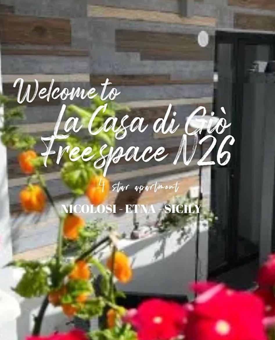 La Casa Di Gio - Free Space N26 Nicolosi Eksteriør billede